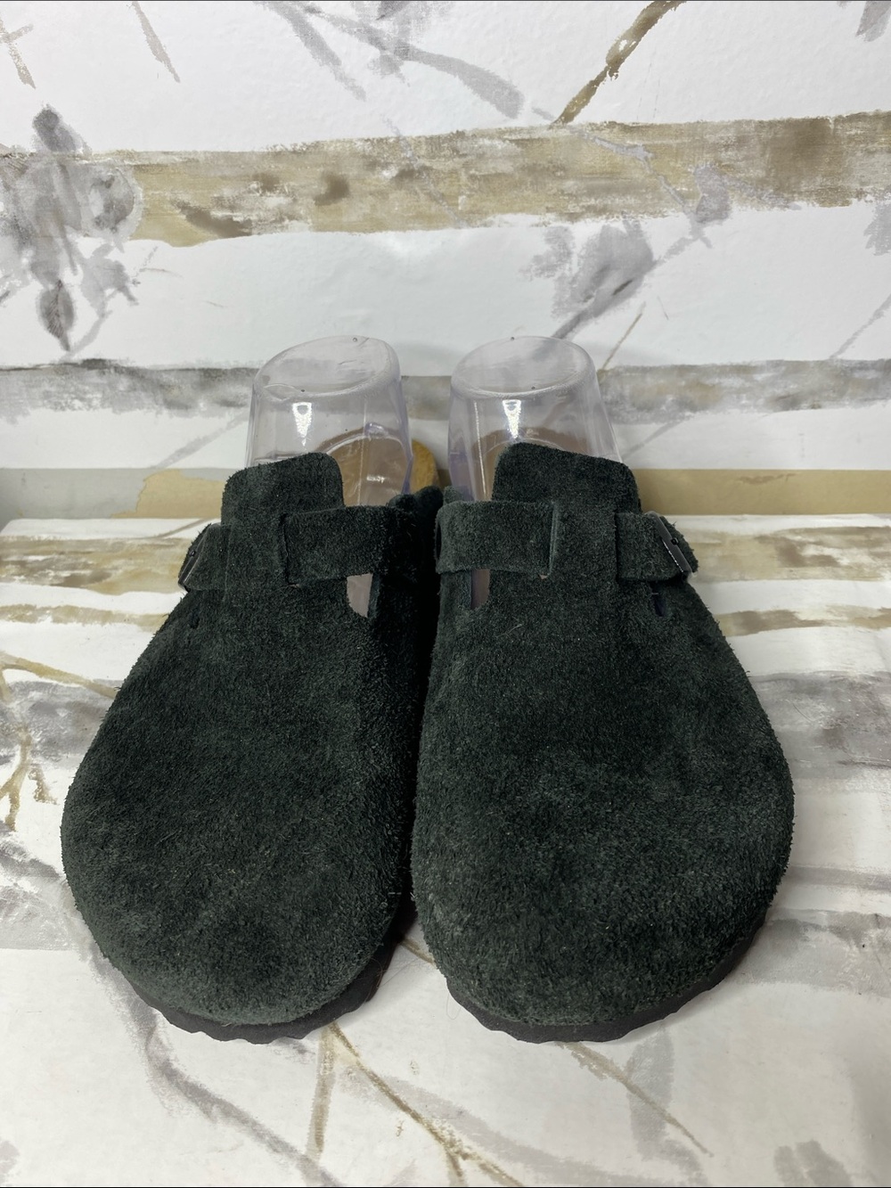 Birkenstock Suede Boston Clogs - Picture 3 of 6